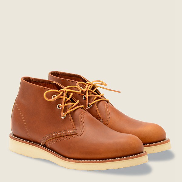 Chaussures Red Wing Heritage - Work - Chukka-Iginal Cuir - Marron - Homme 842ZCLUWK